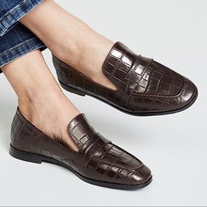 Jeffrey Campbell Jesse III Leather Brown Loafers